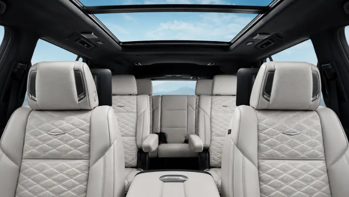 Ceramic leather and upholstery protection applied to tan leather car seats